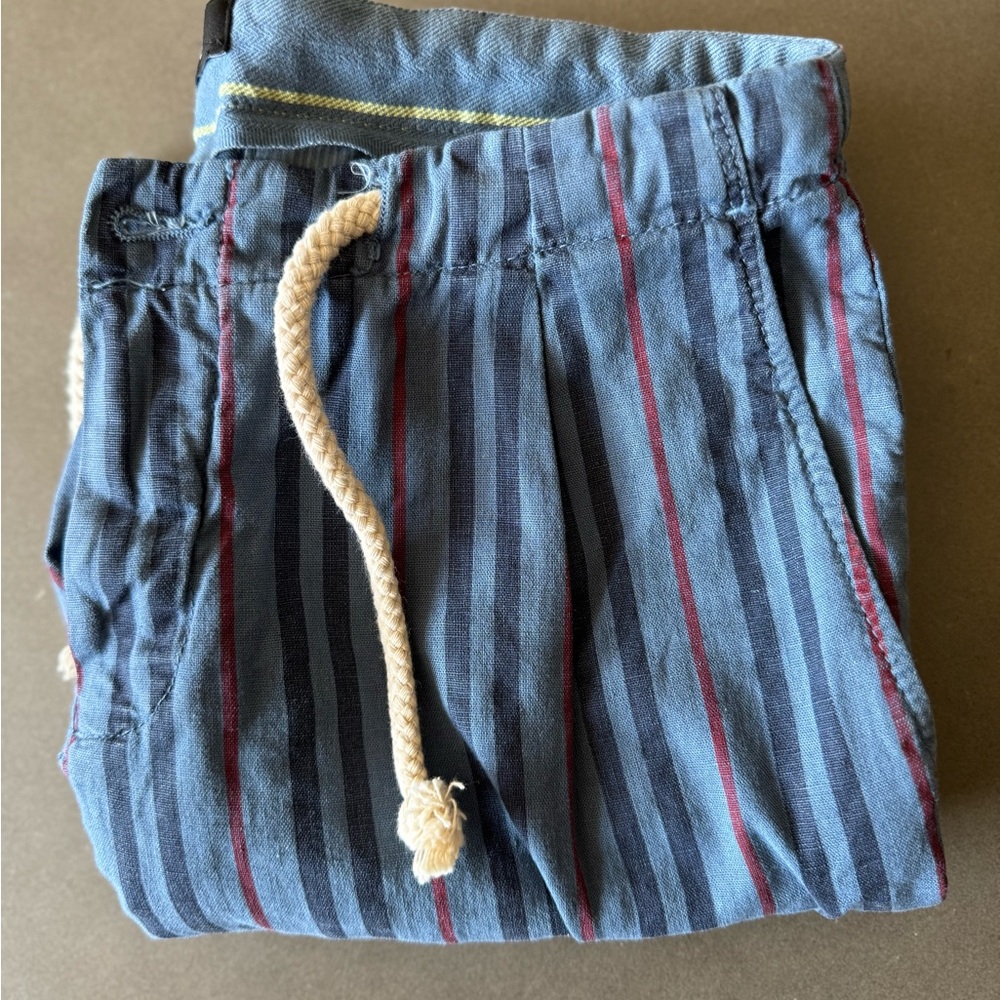 Liu Jo Blue Pants with Red Accents